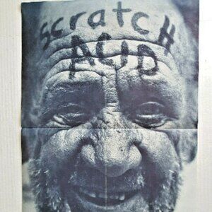 SCRATCH ACID Berserker POSTER VINTAGE 1987 23" x 10" Jesus Lizard Touch & Go